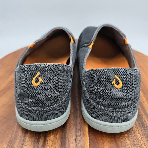 Olukai Nohea Mesh Shoes Men\'s 10 Gray Comfort Slip On Casual Loafer Sneakers main image 6